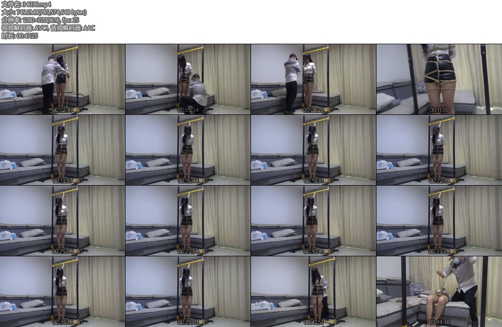 [新月原创] 佳怡小姐姐12cm高跟鞋长yj口塞堵嘴极限强制站立放置大量口水-丝依依