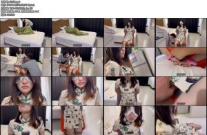 [humentruelive] 花了一个比TE买来的媳妇不听话让她尝尝被套袋和捆绑的滋味-丝依依