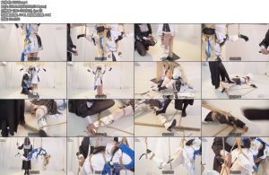 [莉雅原创] 菲比受难记cosplay白丝鞭打棒子电击蒙眼口球堵嘴鞭打强制膏朝紧缚吊缚鸣潮-丝依依