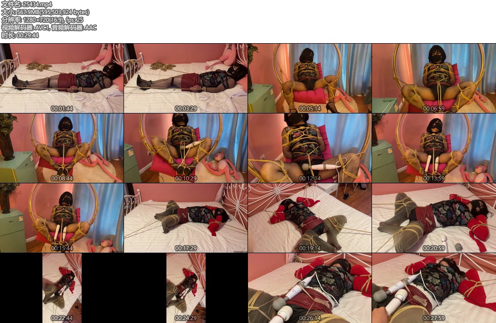 [黑魔法师] CD被绳缚疯狂榨汁三次-丝依依