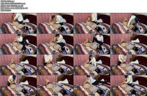 [达芬奇原创] 清纯女孩18岁扎带拘束驷马放置高跟鞋加裸足tk挣扎纯欲小裙子-丝依依