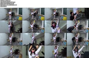 [樱束原创] 惩罚女学生之按图捆绑定拍转公映女学生上课看sm图片被老师发现老师便按图片上的姿势捆绑惩罚-丝依依