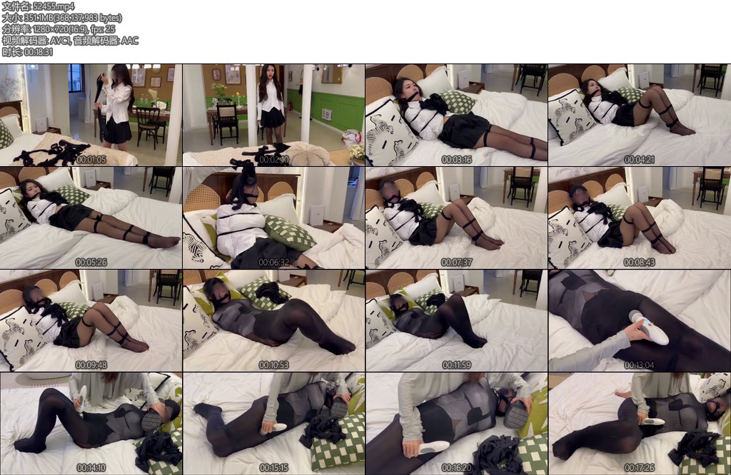 [小奶猫] 我的丝袜很臭气味调教折磨可恶的丝袜臭死了快放开我-丝依依