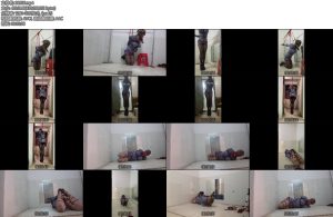 [CD伪娘] 小诡的自缚72 内裤纱布内裤套头丝袜包头马具口塞球-丝依依