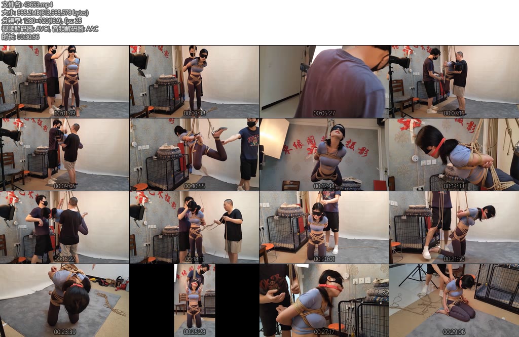 [意之窗] 汤圆瑜伽服凌空悬吊口水-丝依依