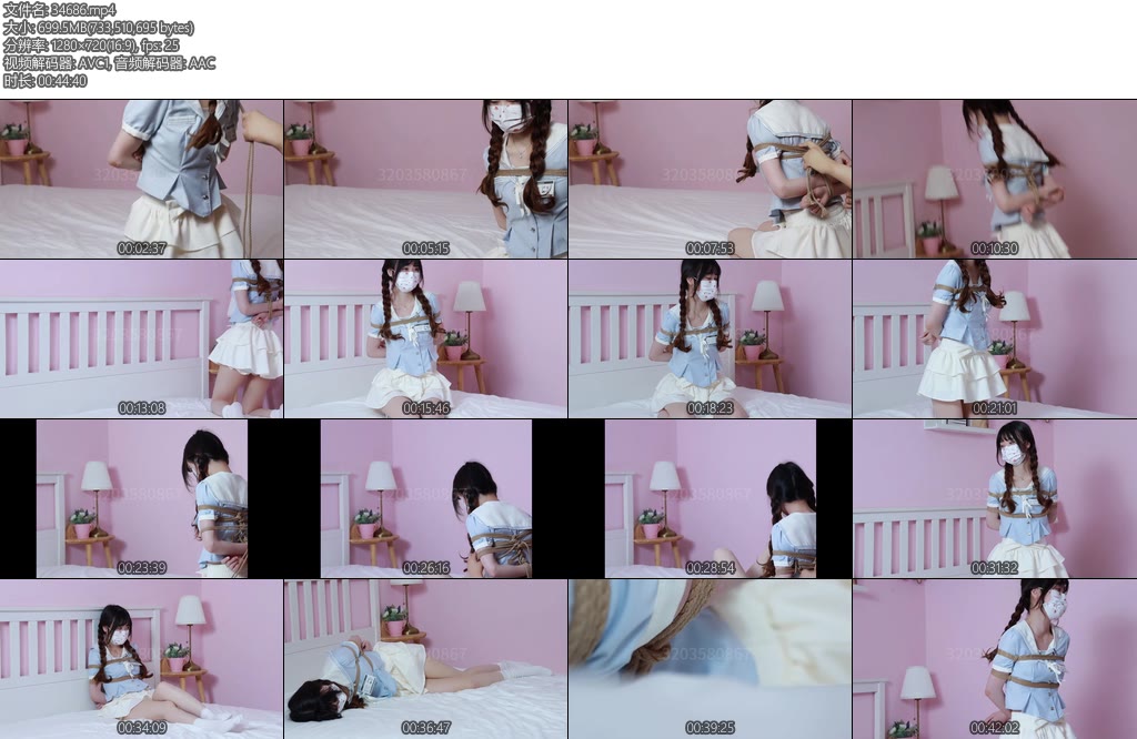 [白茶原创] 人气18岁小萝莉芊橙又来了双马尾日式挣扎挣脱求助你们喜欢的小小只妹妹来咯-丝依依