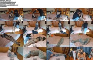 [网友原创] 我的媳妇 198弹纯欲高叉束身衣舍宾袜高跟丝包束缚挣扎强行分腿GC塑料袋子夕电击逐渐强不停的挣扎口舌训练-丝依依