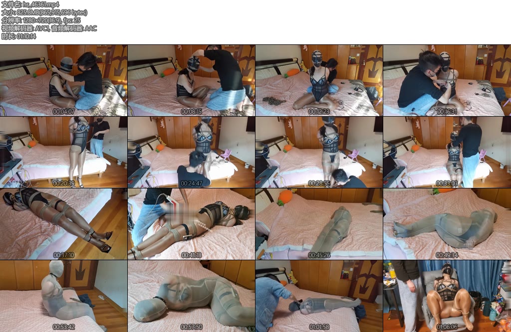 [网友原创] 我的媳妇 198弹纯欲高叉束身衣舍宾袜高跟丝包束缚挣扎强行分腿GC塑料袋子夕电击逐渐强不停的挣扎口舌训练-丝依依