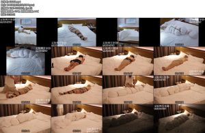 [咕咕精] 咕咕原创5层拘束多材质全包闷热地狱无空调过夜挑战28度室温无空调丝袜胶带绳子棉被的多层包裹地狱-丝依依