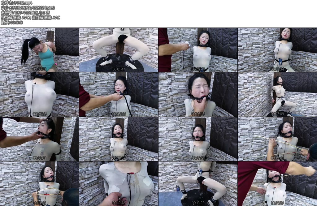 [飞天原创] 人贩子雅思拒不交代同伙给她缠上铁丁高跟王八步禁锢起来因不老实交代最后将其绞死-丝依依