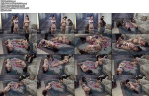 [胜景影视] 白绳欧式紧缚女M-丝依依