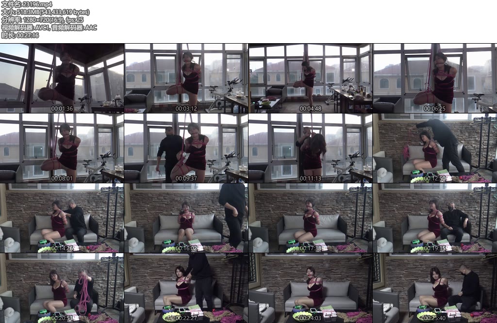 [胜景影视] M极限紧缚-丝依依