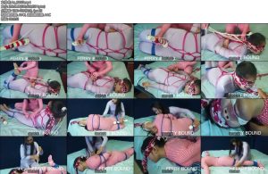 [亚洲绳艺] 兩個女大學生和zentai玩克制以馬式相互捆綁然後附上振動棒迫使他以捆綁的姿勢達到X_X-丝依依