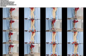 [影子原创] 高跟肉丝高叉红衣后手吊缚X_X是不是震的很嗨啊-丝依依