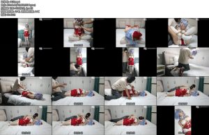 [茶茶原创] 足利茶茶丸 蕾姆圣诞优雅美人cos蟹缚折腿捆白丝袜tk海老缚挠脚心内置GC极限驷马柱缚挣扎分腿吊腿缚解开展示日式紧缚极限驷马翻身姿-丝依依