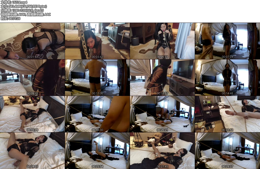 [夜未央] 妻奴调教日记第二部（下集） 性感粘人的小母狗 性感内衣 K9溜狗 柱绑鞭打 床上开脚大字绑-丝依依