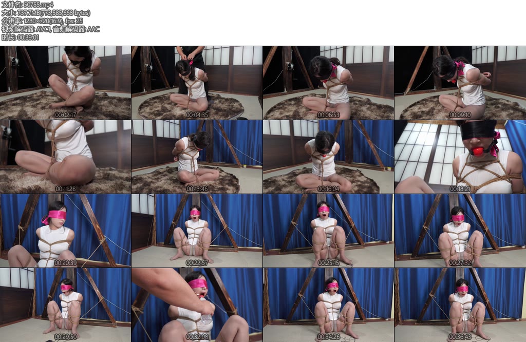 [试炼原创] 小欣堵嘴炼狱上特殊堵嘴工具灰丝紧身衣口水眼泪拉粘干呕咳嗽电ji-丝依依