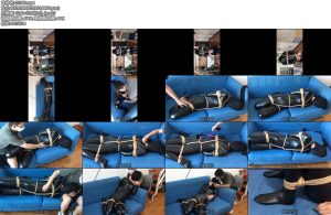 [高校联盟] 小周黑色连体皮衣-丝依依