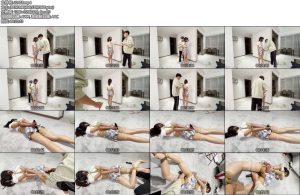 [涵涵原创] 涵涵 JK大腿丝袜，龟甲缚+股绳+快乐棒+欧式直臂-丝依依