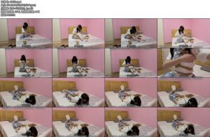 [新月原创] 佳怡工作室琳媚被抛弃在房间自缚玩绳子谁知被发现被捆成驷马丢弃在房间一个人放置挣扎-丝依依