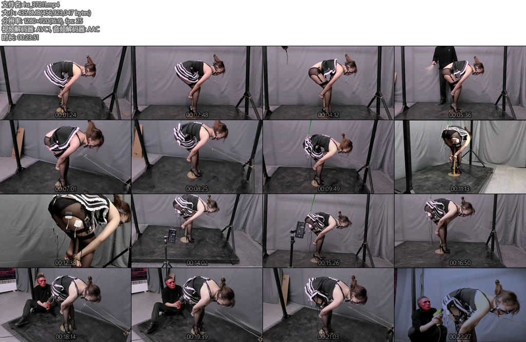 [飞天原创] 将女仆用残酷的方式禁锢起来配上12公分细高跟加上g沟郊狼电击片刺激想站都站不稳趁此机会把高强度p机塞入y部突突突-丝依依