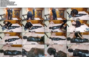 [网友原创] 我的媳妇 第97弹、胶带木乃伊肉丝全包电击-丝依依