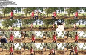 [锐度主张] 野外股绳吊带黑丝捆绑走绳-丝依依