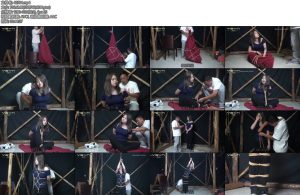 [一绳有你] 神秘的消失漂亮的大眼睛女孩被捂晕装麻袋转晕要吐直臂未果五花团缚龟甲敷骂骂咧咧被勒死-丝依依