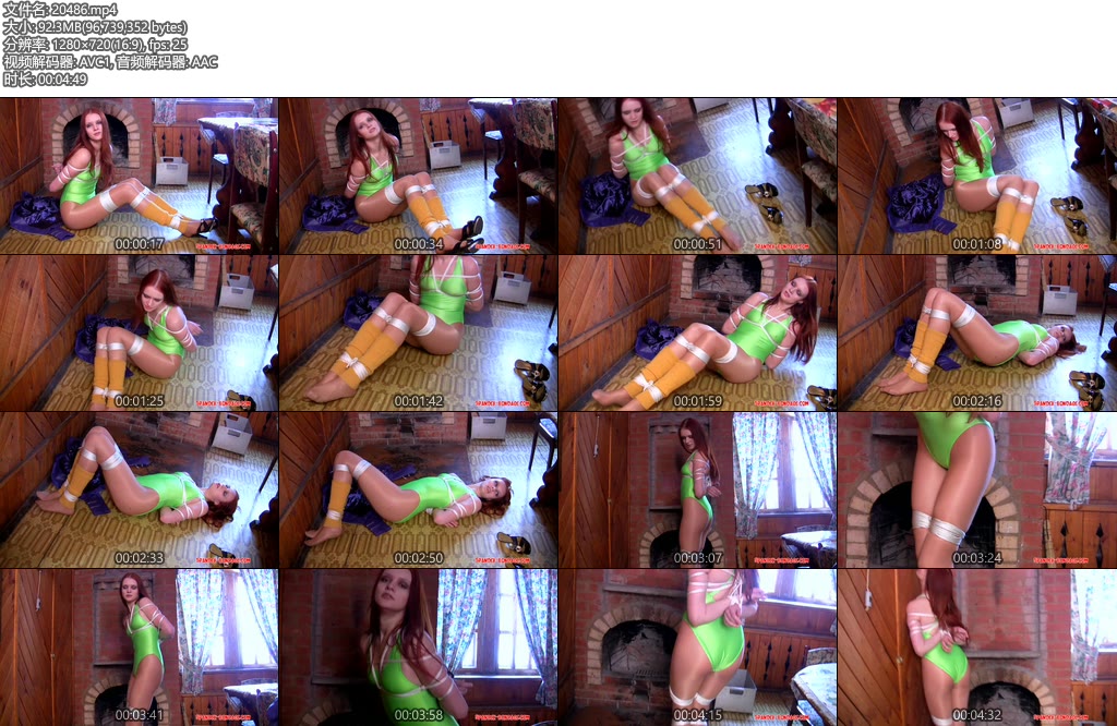 [欧美绳艺] Spandex Bondage No.095-丝依依