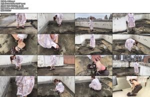 [新月原创] 琳媚定拍天台镣铐LOLITA极品大白脚走路晃悠脚疼抚摸扯链子-丝依依