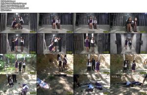 [MJ影视] 琪潼伏法 漂亮女孩琪和潼贩毒被抓收监宣判罪恶五花大绑户外执行枪决-丝依依