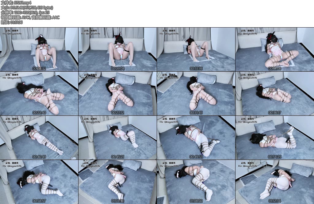 [藤原熊二] 长门cos长时间强制高潮啵啵贝入体震动棒等多重折磨锻炼-丝依依