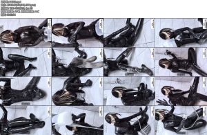 [促物语] 被粘液淹没的少女001胶衣乳胶手套雨靴粘液MUD-丝依依