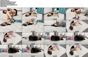 [涵涵原创] 涵涵 弓身颈手连铐控制PJ-丝依依