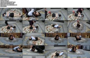 [飞天原创] 希希口球口夹后高手驷马挣扎-丝依依