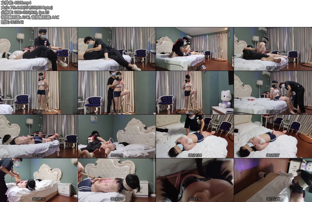 [酱酱喵] 酱酱喵与spider 可可内衣挠脚心-丝依依