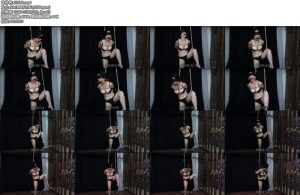 [叶公好龙] 温婉大波美女的内衣日式吊缚短片-丝依依