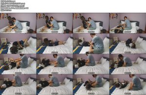 [JS原创] 妙彤 五花大邦+超紧驷马+布条蒙嘴+棒G-丝依依