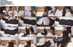 [米粒儿] 纯虐向4K收藏级无法脱下的啵啵贝多层厚黑丝袜睡袋毫不留情的止息强高囚笼-丝依依