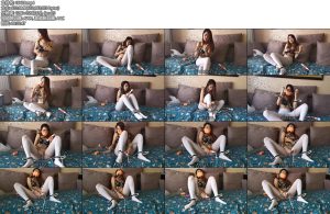 [JS原创] 瑾萱 自嗨女孩 内衣 白丝 DD 棒刺激 诱惑满满-丝依依