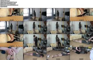 [绳之韵] 瑾瑜的清明假期（第七集）吊头直立吊，单人固定棒放置-丝依依