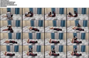 [亚洲绳艺] 梦瑶驷马紧缚前震后塞强制高朝鞭打挠脚心丝袜堵嘴连体丝袜-丝依依