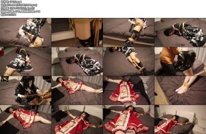 [荷仙原创] 女神级别的lo娘萧月 捆绑堵嘴历程-丝依依