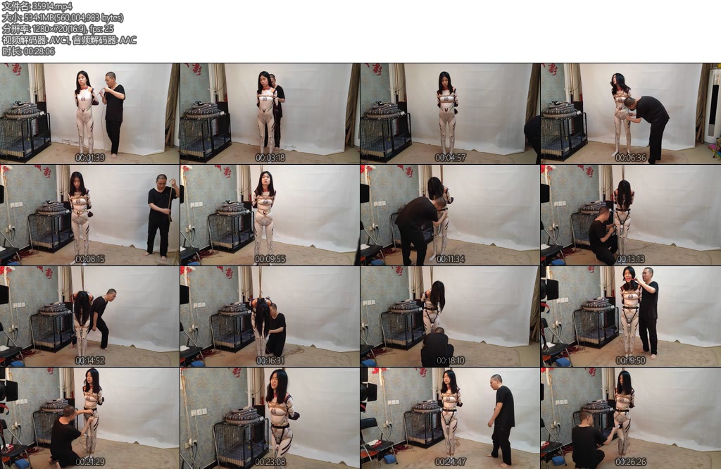 [随心原创] 妍妍站立震动放置的女英雄-丝依依