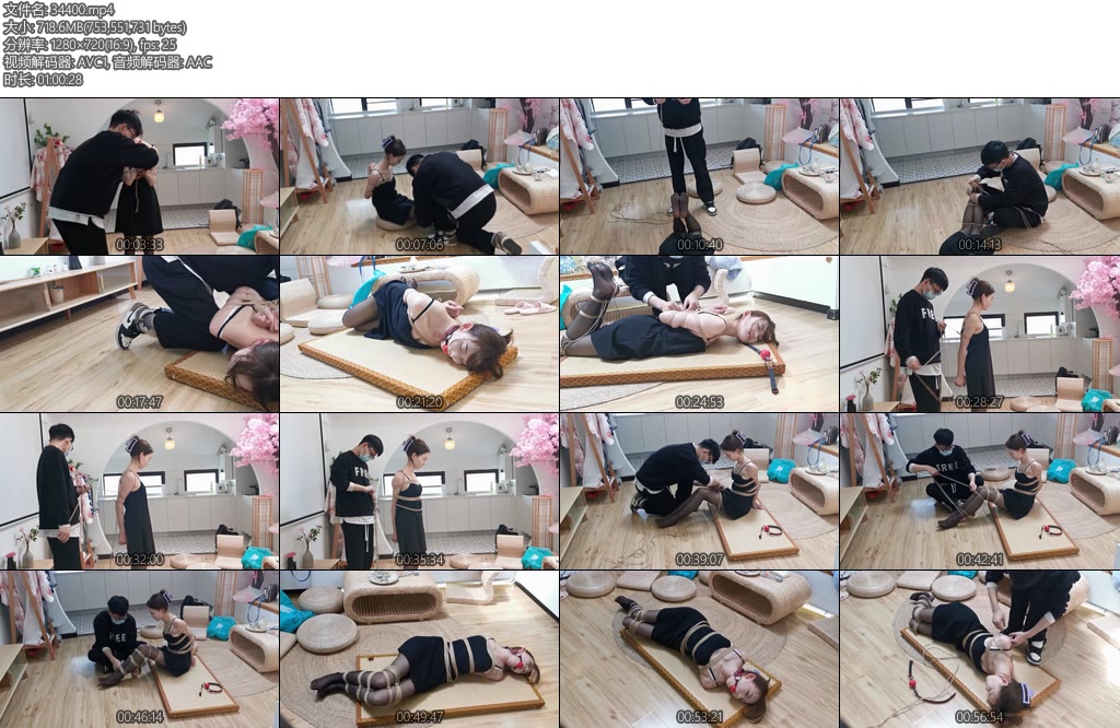 [奥特曼] 模特果果性感黑丝捆绑-丝依依