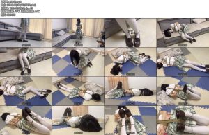 [新月原创] 红豆超级可爱的白丝TD捆绑脚铐挣扎最后驷马放置游戏-丝依依