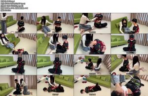 [黑魔法师] 自己的表哥居然会在私下里看一些小电影于是颜老师决定亲自动手好好捆绑调教这个有特殊癖好的表哥颜-丝依依