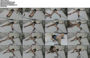 [亚洲绳艺] 曹老板的小M 大字捆绑-丝依依