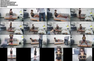 [鲁R绳艺] 虐恋天使 咖啡姐好身材黑丝好身材完美大长腿自带红色高跟鞋首次体验-丝依依