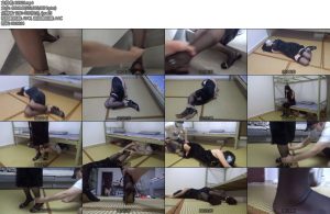 [新月原创] 佳怡工作室佳怡定拍旗袍黑丝高跟鞋性感少女入室玩肉丝捆绑jio双手绳子后缚逃脱楼梯间抓脚踝床底抓脚踝后脚铐锁住单脚玩逃脱-丝依依